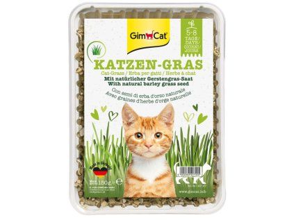GimCat Katzen-Gras kočičí tráva s luční vůní 150g