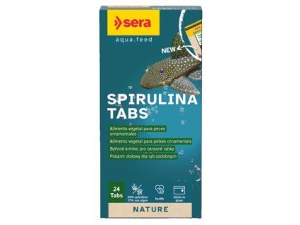 Sera krmivo pro ryby pojídající řasy Spirulina Tabs 24 tablet NATURE