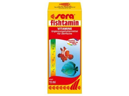 Sera multivitamínový preparát pro akvarijní ryby Fishtamin 15 ml