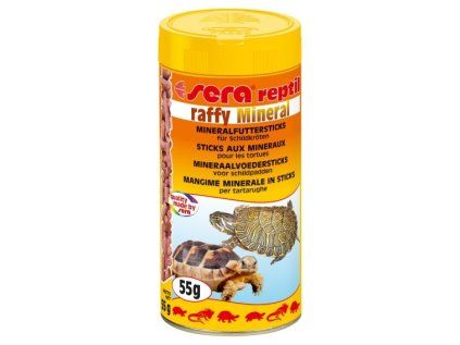 Sera krmivo pro masožravé plazy Raffy Mineral 250 ml