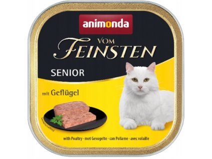 Animonda Vom Feinsten Senior paštika pro starší kočky drůbeží 100 g