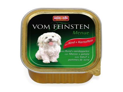 Animonda Vom Feinsten Menue paštika pro psy hovězí + brambory 150 g