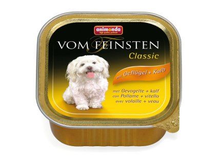Animonda Vom Feinsten Classic paštika pro psy drůbeží + telecí 150 g