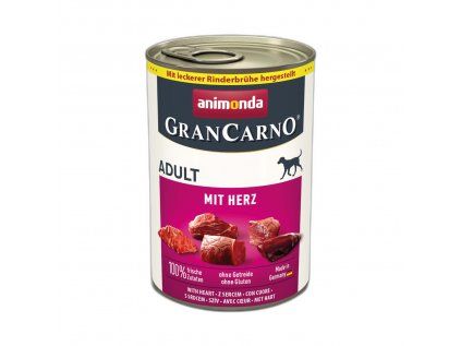 Animonda GranCarno Adult konzerva pro psy se srdcem 400 g