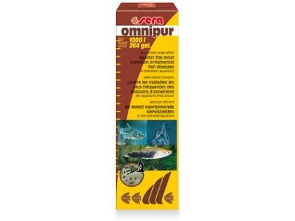Sera širokospektrální léčivo do akvárií Omnipur 50 ml