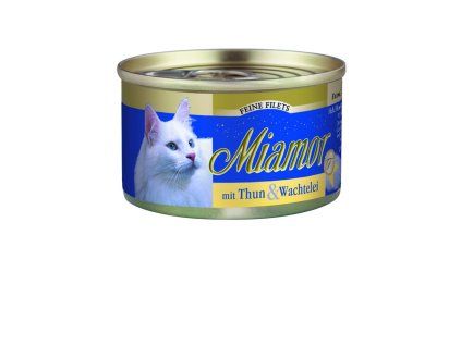 Finnern Miamor Fine Finest tuňák+křepelčí vejce konzerva 100g