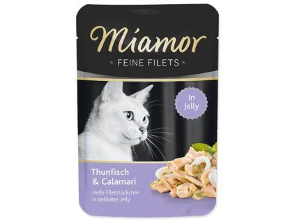 Finnern Miamor Fine Finest tuňák+kalamáry kapsička 100g