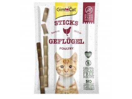GimCat Sticks drůbež + játra 4ks