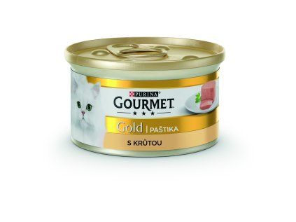 Gourmet Gold jemná paštika s krůtou 85 g