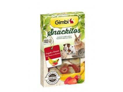 Gimborn Snackitos jahoda+ banán 60 g