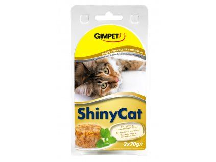 ShinyCat konzerva tuňák+krevety+maltóza 2x 70 g