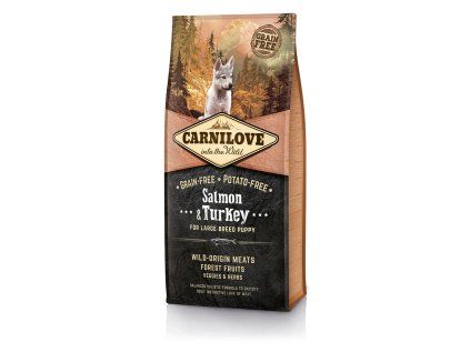 Carnilove Salmon & Turkey for Large Breed Puppy 12 kg