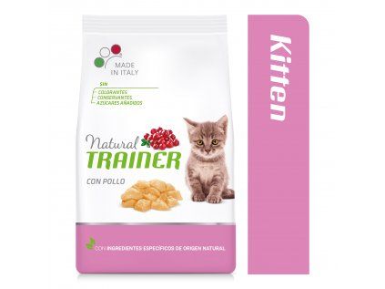 Natural Trainer Cat Kitten kuřecí 1,5 kg