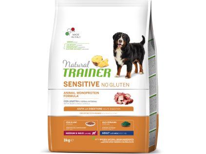 Natural Trainer Sensitive No gluten Adult M/M kachna 3 kg