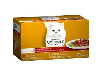 Konzerva Gourmet Gold ve šťávě (4x 85 g)