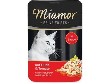 Kapsička MIAMOR Feine Filets kuře+rajče v omáčce 100 g