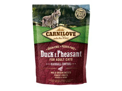 Carnilove Cat Grain Free Duck&Pheasant Adult Hairball Control 400 g