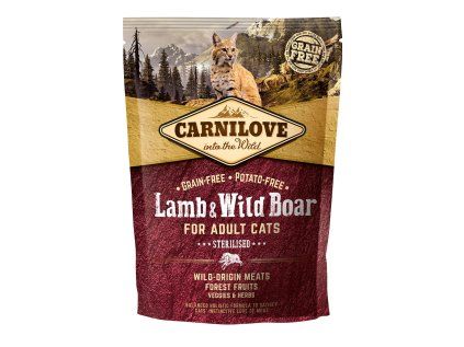 Carnilove Cat Grain Free Lamb & Wild Boar Adult Sterilised 400 g
