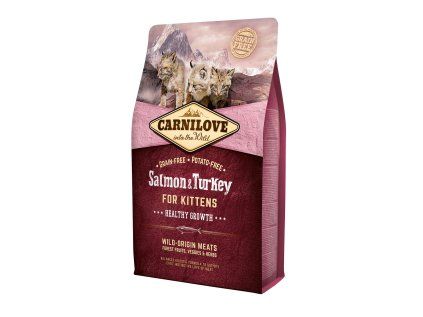 Carnilove Cat Grain Free Salmon&Turkey Kittens Healthy Growth 2 kg
