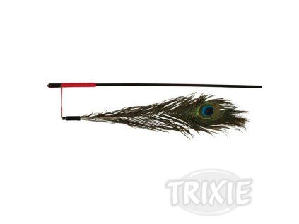 Trixie Paví péro na udici 47 cm