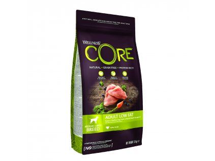 Wellness Dog Low Fat Adult Medium&Large krůta 1,8 kg