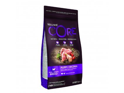 Wellness Core Puppy SB/SM krůta a kuře 1,5 kg