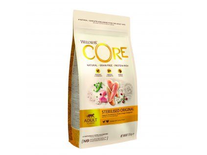 Wellness CORE Sterilised Chicken with Turkey Recipe 1,75 kg