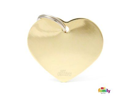 Známka Basic Gold - srdce velké