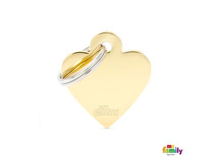 Známka Basic Gold - srdce malé