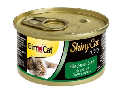 Konzerva ShinyCat Kuře s jehněčím 70 g