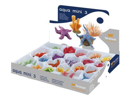 Akvarijní dekorace Ferplast sada AQUA MINI 3 1 ks