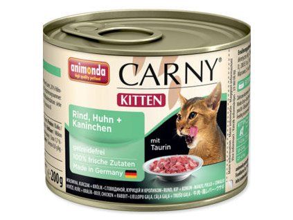Konzerva Animonda Carny Adult hovězí + krocan + králík 200 g
