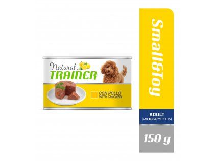 Konzerva Natural Trainer Small & Toy Adult Kuře a rýže 150 g