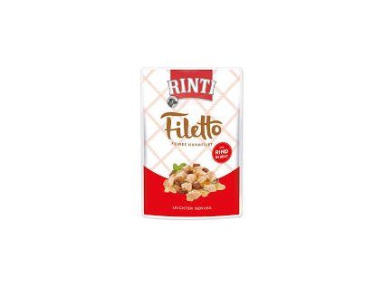 Kapsička Rinti Filetto kuře a hovězí v želé 100g