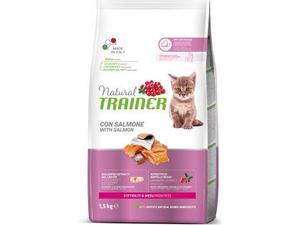 Natural Trainer Cat Kitten losos 1,5 kg