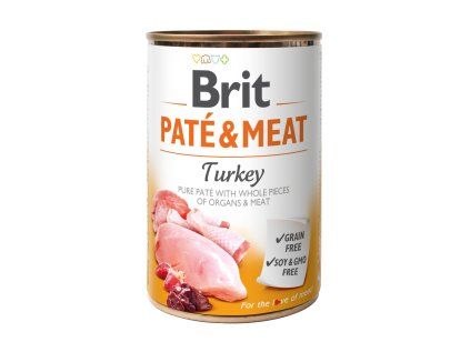 Konzerva Brit Pate & Meat Turkey 400 g