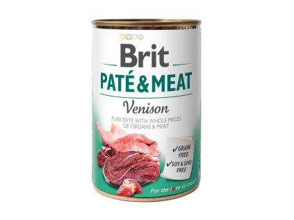Konzerva Brit Pate & Meat Venison 400 g