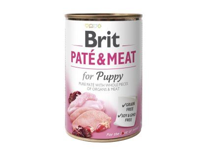 Konzerva Brit Pate & Meat Puppy 400 g