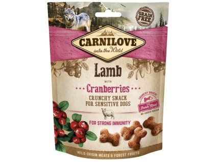 Carnilove Dog Crunchy Snack Lamb,Cranberries,meat 200 g
