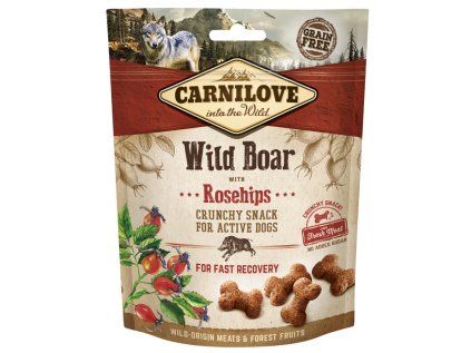Carnilove Dog Crunchy Snack Wild Boar, Rosehips, meat 200 g