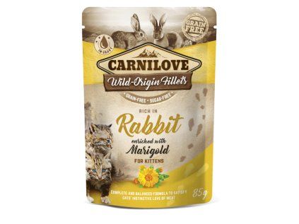 Kap.Carnilove Cat Pouch Rabbit with Marigold 85 g