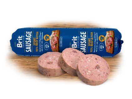 Brit Sausage Beef & Fish-Sport formula 800 g