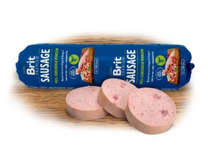 Brit Sausage Chicken & Venison 800 g