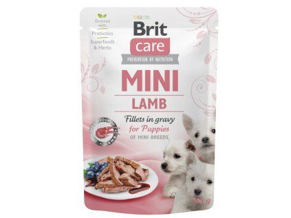 Kap.Brit Care Mini Puppy Lamb fillets in gravy 85 g