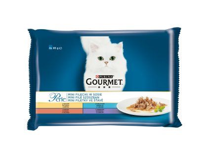 Kapsičky Gourmet Perle mini filetky ve štávě 4x 85 g