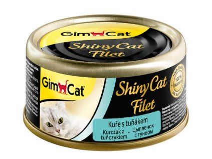 ShinyCat konzerva filet kuře s tuňákem 70g