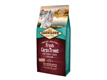 Carnilove Cat Fresh Carp & Trout Sterilized 6 kg