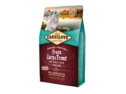 Carnilove Cat Fresh Carp & Trout Sterilized 2 kg
