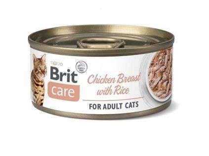 Konzerva Brit Care Cat Chicken Breast with Rice 70 g