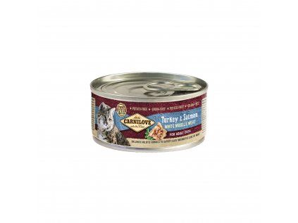 Konzerva Carnilove WMM Adult Cats Turkey & Salmon 100g